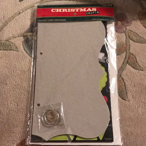 CHRISTMAS CRAFTS CARD ORGANIZER FOR KIDS KIT ART - Picture 1 of 2